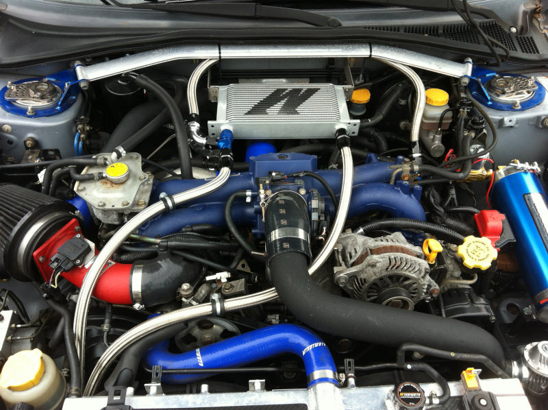 Mishimoto MMOC-U Universal 10 Row Oil Cooler Kit (Metal Braided Lines)