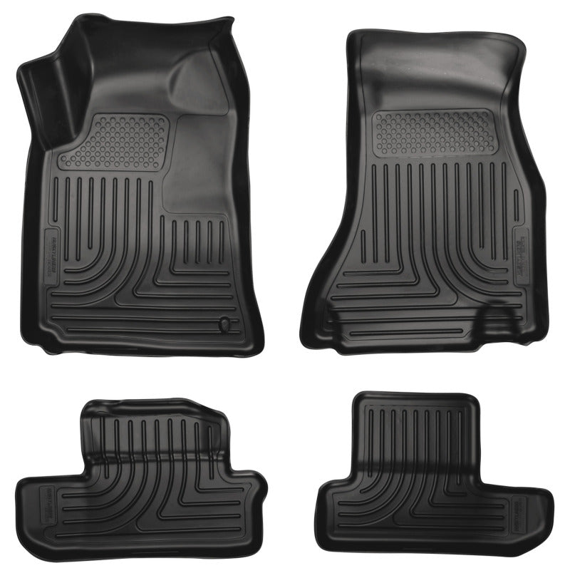 Husky Liners 98021 08-12 Dodge Challenger WeatherBeater Combo Black Floor Liners