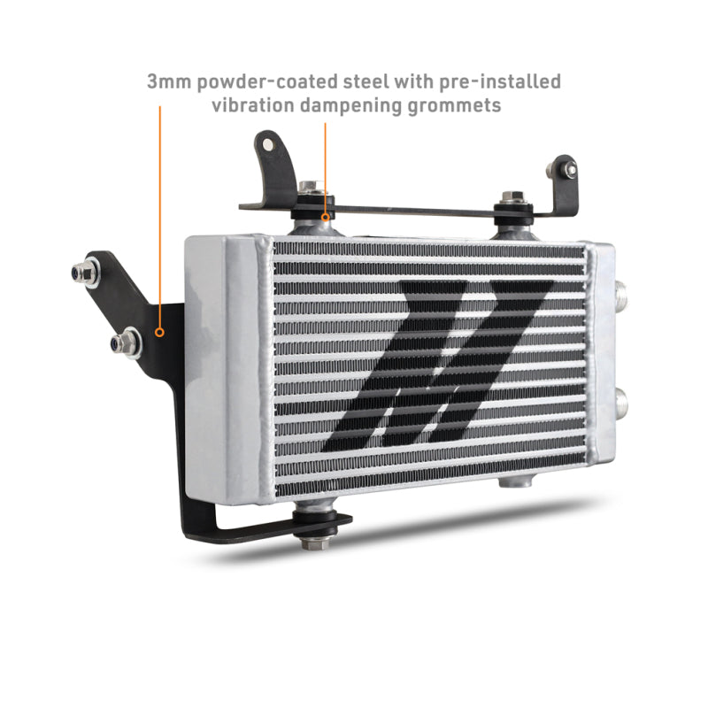 Mishimoto MMOC-GRC-23TSL 2023+ Toyota GR Corolla Oil Cooler Kit - Thermostatic - Silver