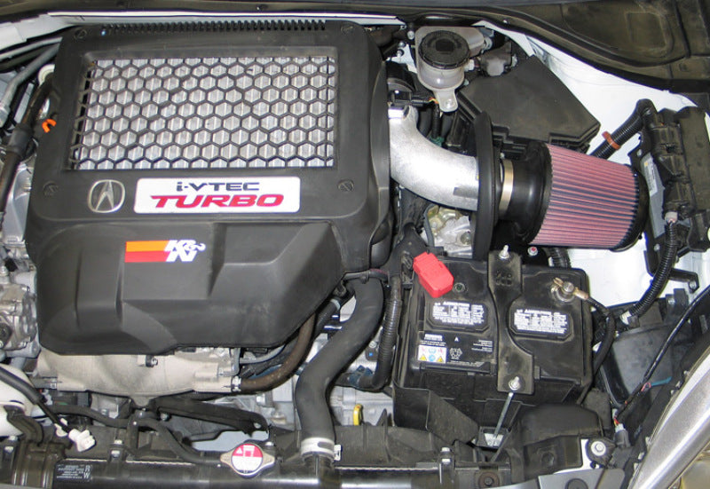 K&N Engineering 69-0017TS K&N 07-08 Acura RDX L4-2.3L Silver Typhoon Short RAM Intake