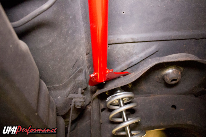 UMI Performance 3055-B 78-88 GM G-Body Rear Shock Tower Brace Bolt In