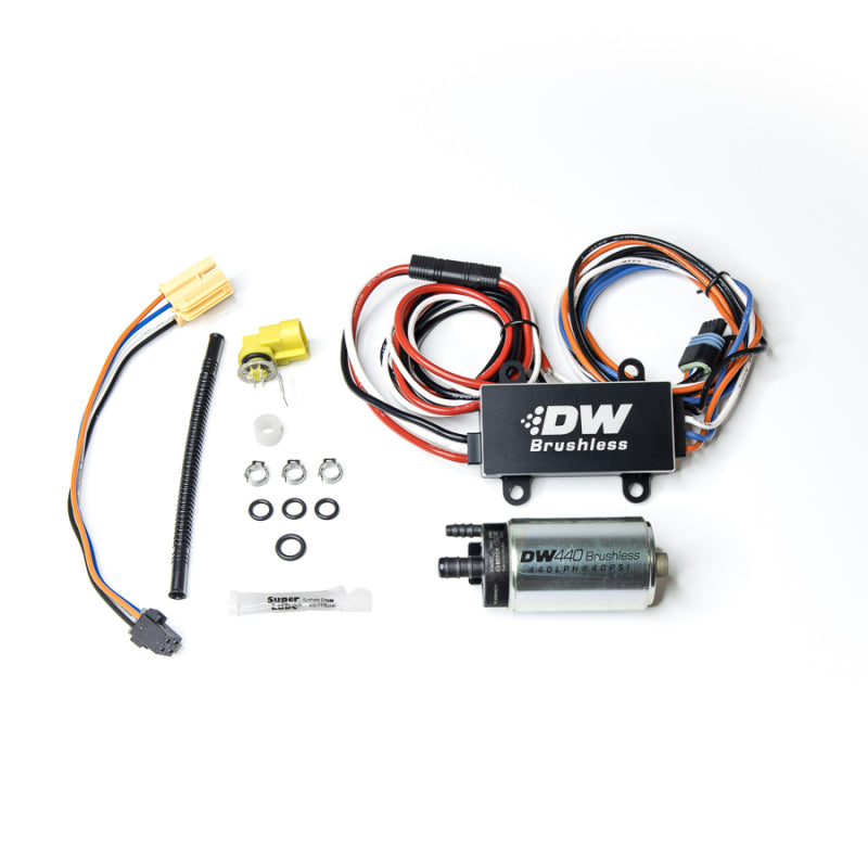 DeatschWerks 9-442-C102-0902 16+ Chevy Camaro 440lph In-Tank Brushless Fuel Pump w/9-0902 Instl kit/C102 Controller