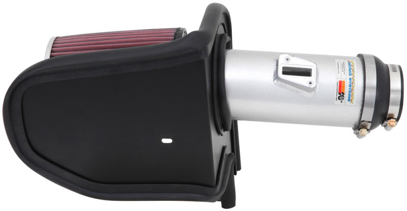 K&N Engineering 69-1212TS K&N 13-14 Honda Accord 3.5L V6 69 Series Typhoon Air Intake System - Silver Cold Air Intake Kit