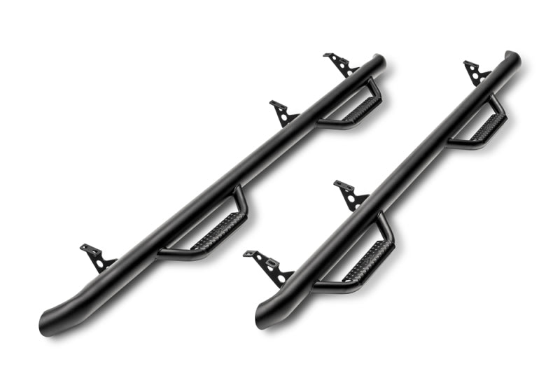 N-Fab T0580CC-TX Nerf Step 05-15 Toyota Tacoma Double Cab 5ft Bed - Tex. Black - W2W - 2in