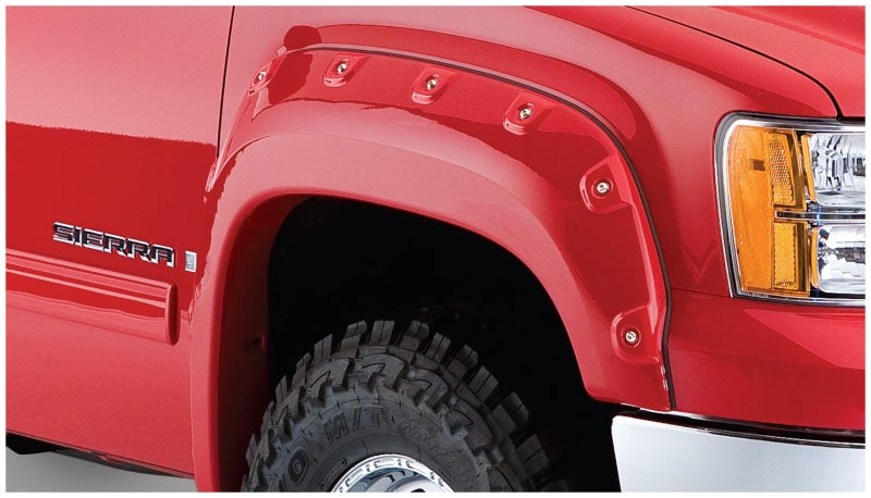 Bushwacker 40928-02 07-13 GMC Sierra 1500 Fleetside Boss Pocket Style Flares 4pc 78.7/97.6in Bed - Black