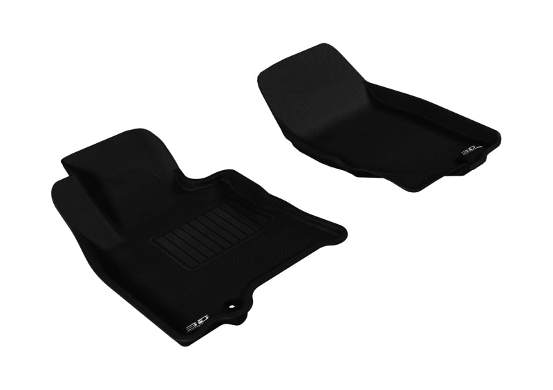 3D MAXpider L1IN00311509 2009-2017 Infiniti QX70/QX50/FX35/EX35 Kagu 1st Row Floormat - Black