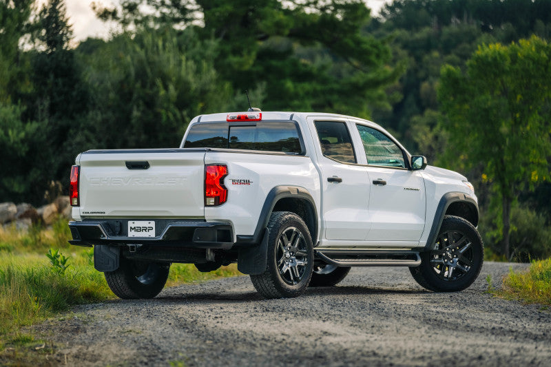 MBRP S5017304 2023 Chevy Colorado/GMC Canyon Stainless Steel 3in Cat-Back, Single High Clearance Rear Exit