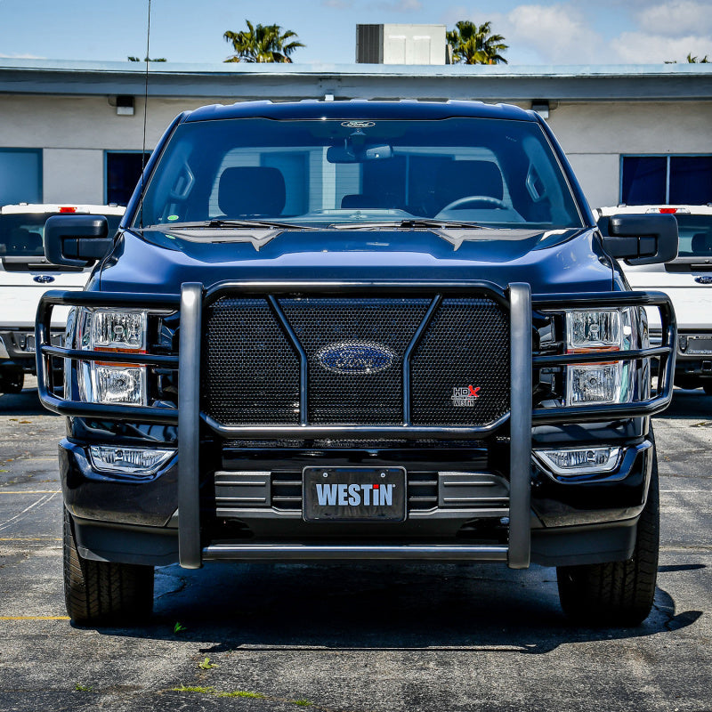 Westin 57-4065 2021 Ford F150 HDX Grille Guard - Black