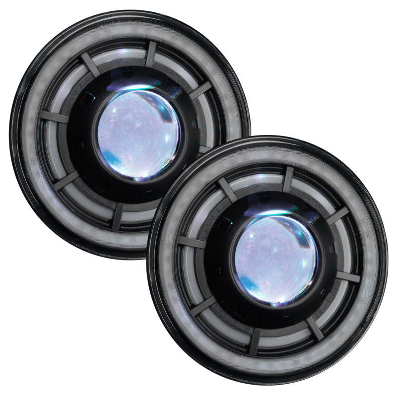 ORACLE Lighting 5876-504 0718 Jeep Wrangler JK Oculus 7in ColorSHIFT BiLED Projector Headlights SEE WARRANTY