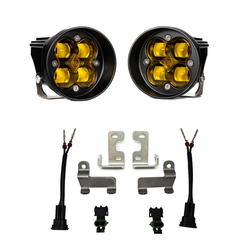 Baja Designs 447704 2016+ Toyota RAV4 Squadron Fog Light Pocket Kit -Amber