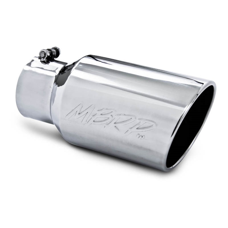 MBRP T5073 Universal Tip 6 O.D. Angled Rolled End 4 inlet 12 length