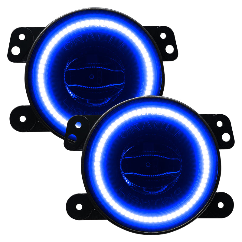 ORACLE Lighting 5846-332 Oracle Jeep Wrangler JK/JL/JT High Performance W LED Fog Lights - ColorSHIFT - Dynamic SEE WARRANTY