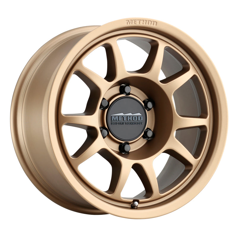 Method Wheels MR70278560900 Method MR702 17x8.5 0mm Offset 6x5.5 106.25mm CB Method Bronze Wheel