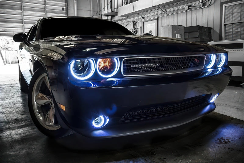 ORACLE Lighting 1458-332 Oracle 0814 Dodge Challenger Dynamic Surface Mount Headlight/Fog Light Halo Kit COMBO SEE WARRANTY