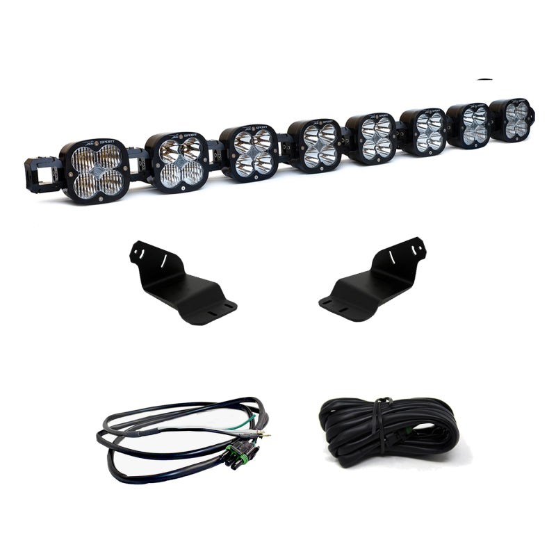 Baja Designs 447756UP 2021+ Ford Bronco Roof Light Bar Kit 8 XL Linkable w/Upfitter
