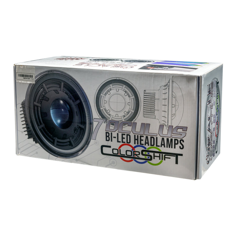 ORACLE Lighting 5876-504 0718 Jeep Wrangler JK Oculus 7in ColorSHIFT BiLED Projector Headlights SEE WARRANTY