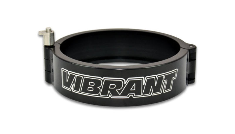 Vibrant 12538 4in HD Quick Release Clamp w/Pin - Anodized Black
