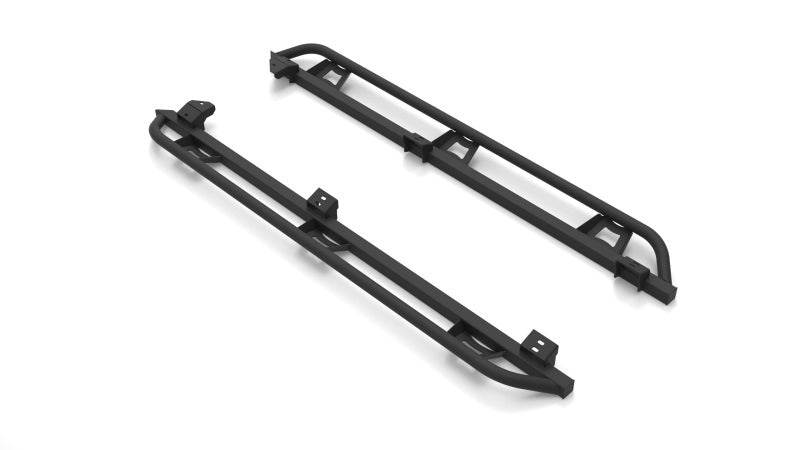 N-Fab TST16CC-TX Trail Slider Steps 16-20 Toyota Tacoma Crew Cab All Beds - SRW - Textured Black