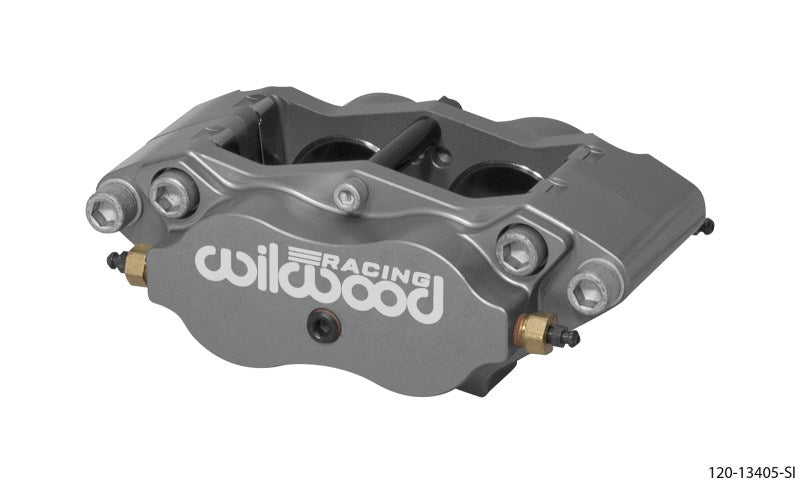 Wilwood 120-13405-SI Caliper-Billet Narrow Dynalite Radial Mount 1.75in Piston/.38in Disc