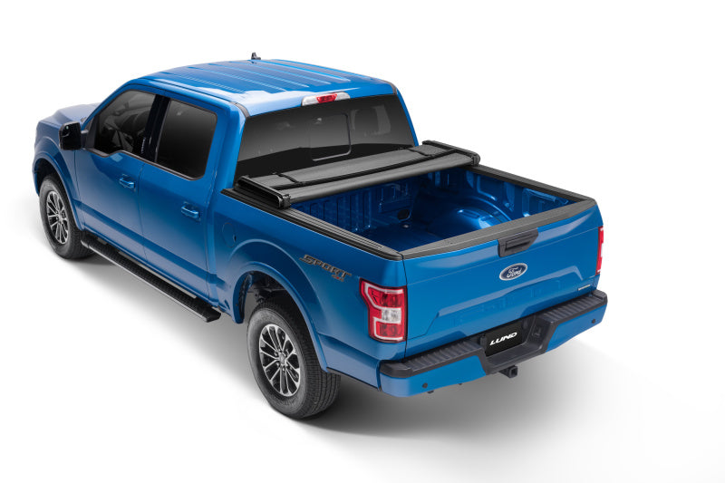 LUND 95851 Lund 99-17 Ford F-250 Super Duty (8ft. Bed) Genesis Elite Tri-Fold Tonneau Cover - Black