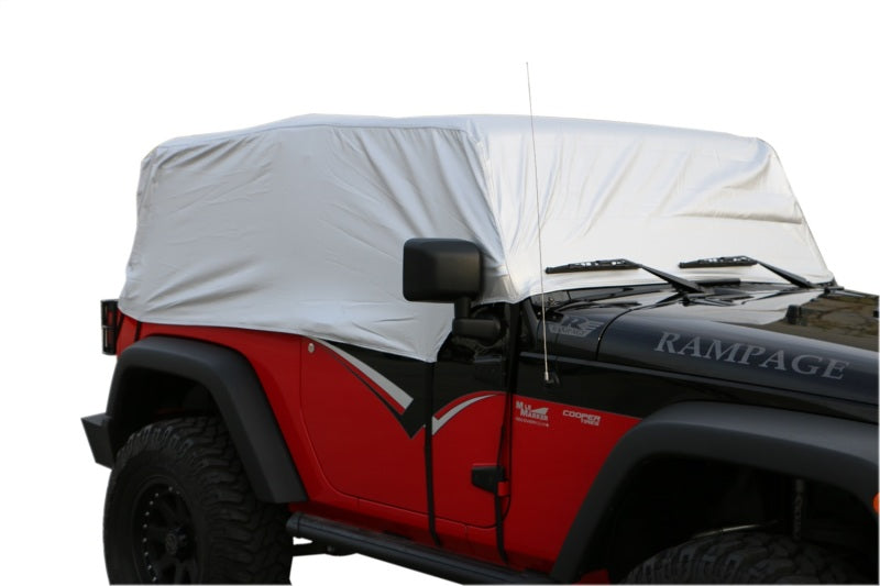 Rampage 2263 2007-2018 Jeep Wrangler(JK) Cab Cover Multiguard - Silver