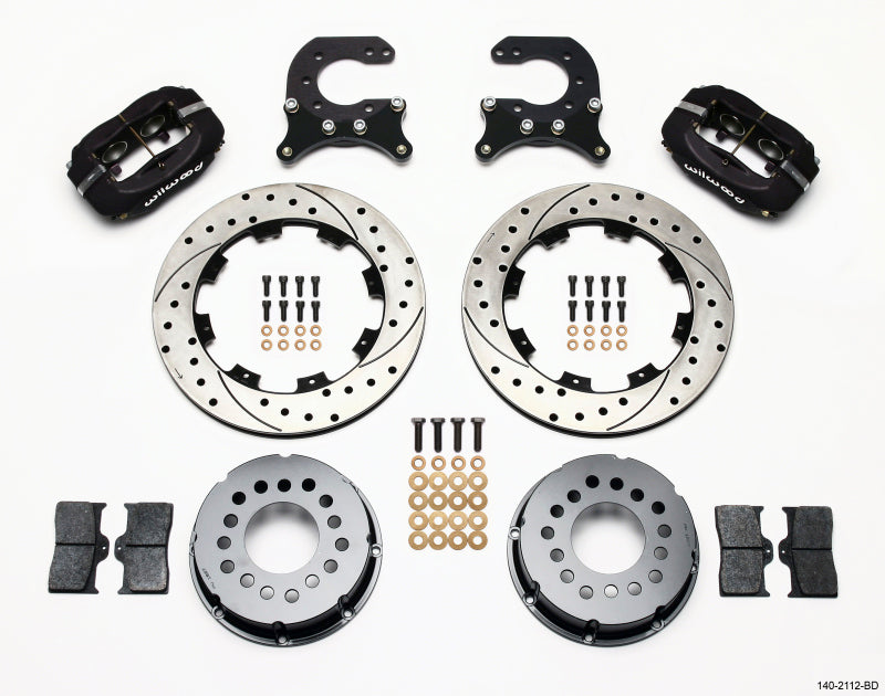 Wilwood WIL140-2112-BD Disc Brake Kit 12 Bolt Chevy