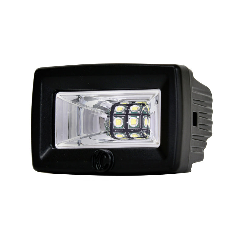 KC HiLiTES 519 C-Series C2 LED 2in. Backup Area Flood Light 20w (Pair Pack System) - Black
