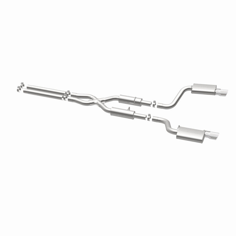 Magnaflow 15494 MagnaFlow 11-12 Dodge Charger SRT-8 Hemi Dual Split Rear Exit Stainless Cat-Back Performance Exhaust