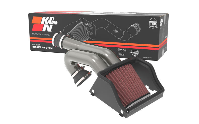 K&N Engineering 77-2617KC K&N 2015-22 Ford F-150 3.5L V6 Performance Air Intake System