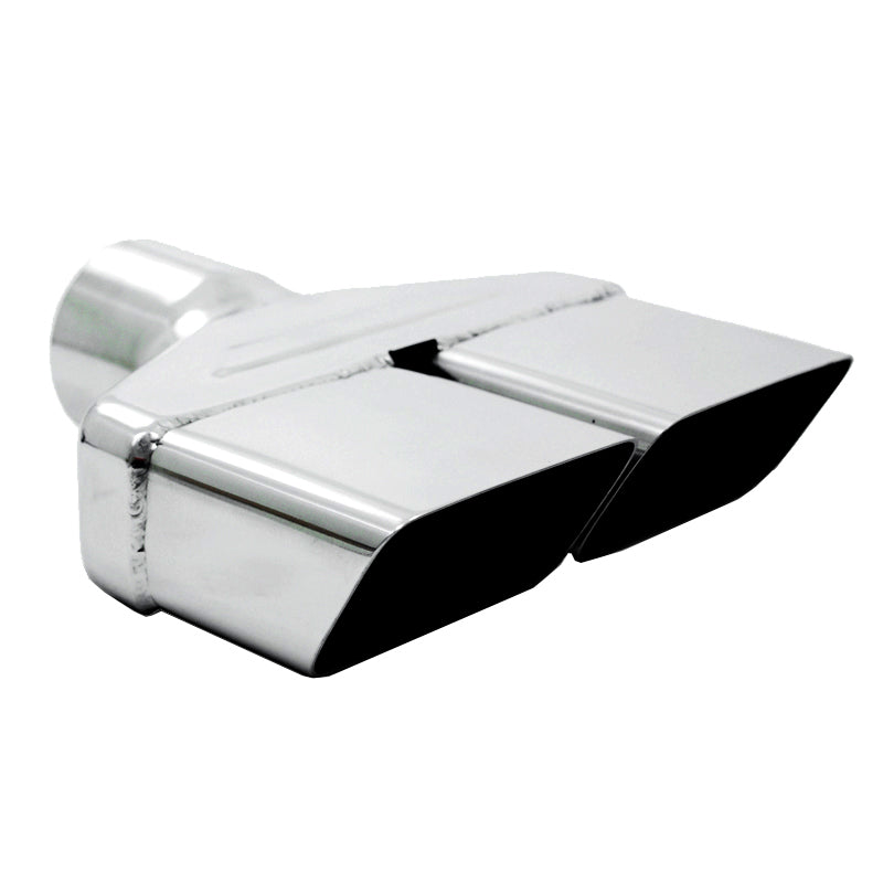 MBRP T5118 Universal Tip 8inx 2.375in ID Rectangle 2.5in O.D. inlet 8.25in length T304