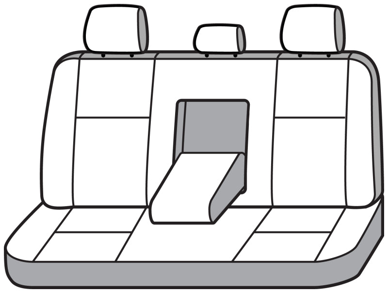 Covercraft SS7509PCCH 19-23 Ford Ranger Polycotton SeatSaver Custom Second Row Seat Covers - Charcoal
