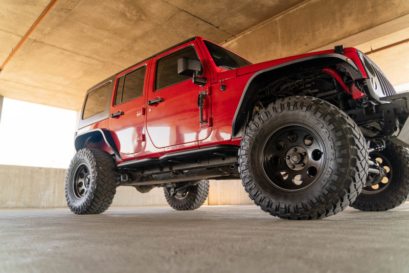 DV8 Offroad SRJK-08 07-18 Jeep Wrangler JK (4 Door Only) OE Plus Side Steps