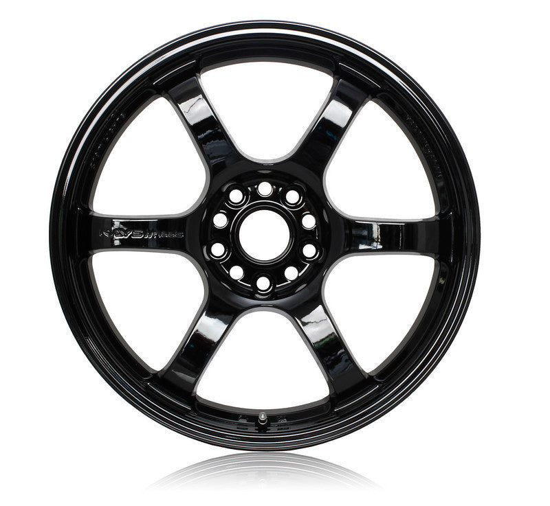 Gram Lights WGIX38DGX 57DR 18x9.5 +38 5-100 Glossy Black Wheel