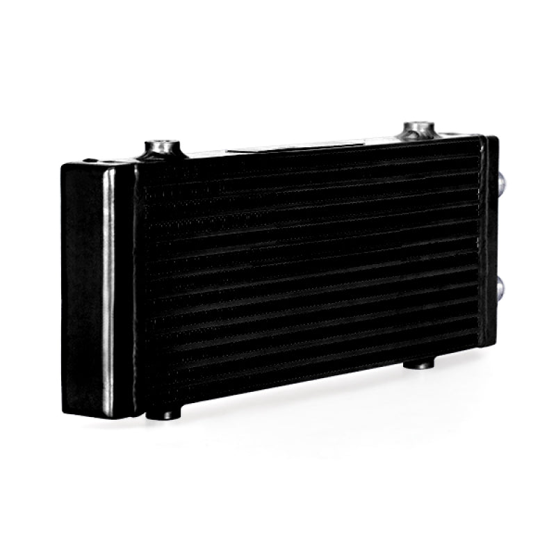 Mishimoto MMOC-DP-MBK Universal Medium Bar and Plate Dual Pass Black Oil Cooler