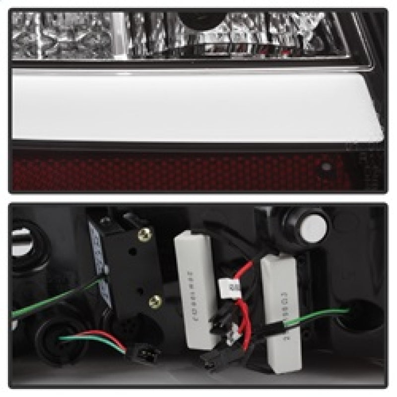 SPYDER 5085160 Spyder 09-12 Audi A6 LED Tail Lights - Black (ALT-YD-AA609-LED-BK)