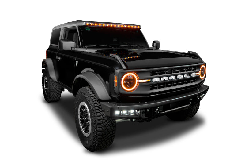ORACLE Lighting 5888-023-MF Oracle 2021+ Ford Bronco Integrated Windshield Roof LED Light Bar System SEE WARRANTY