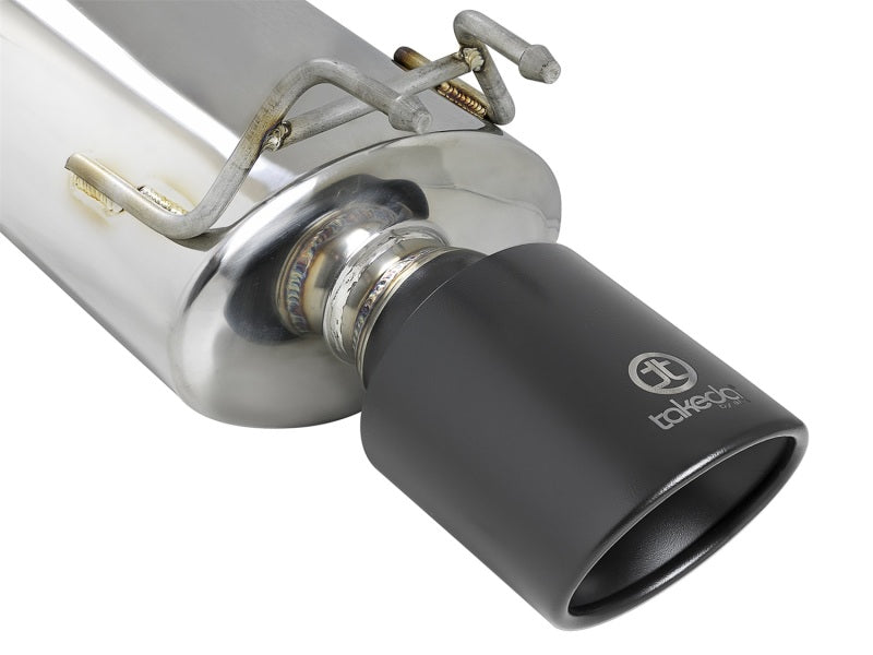 aFe 49-36604-B Takeda 2.25-1.75in 304 SS Axle-Back Exhaust w/ Black Tips 13-17 Honda Accord Sport Sedan I4-2.4L