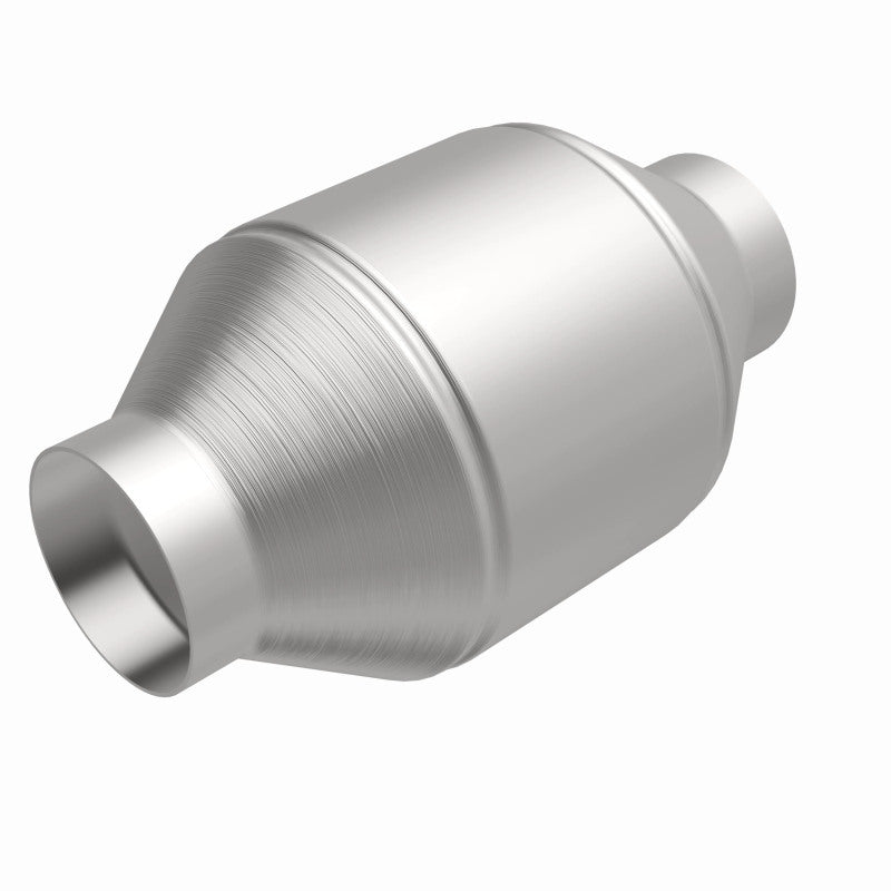 Magnaflow 51656 MagnaFlow Conv Univ 2.5in Inlet/Outlet Center/Center Round 3in Body L x 5in W x 8.75in Overall L