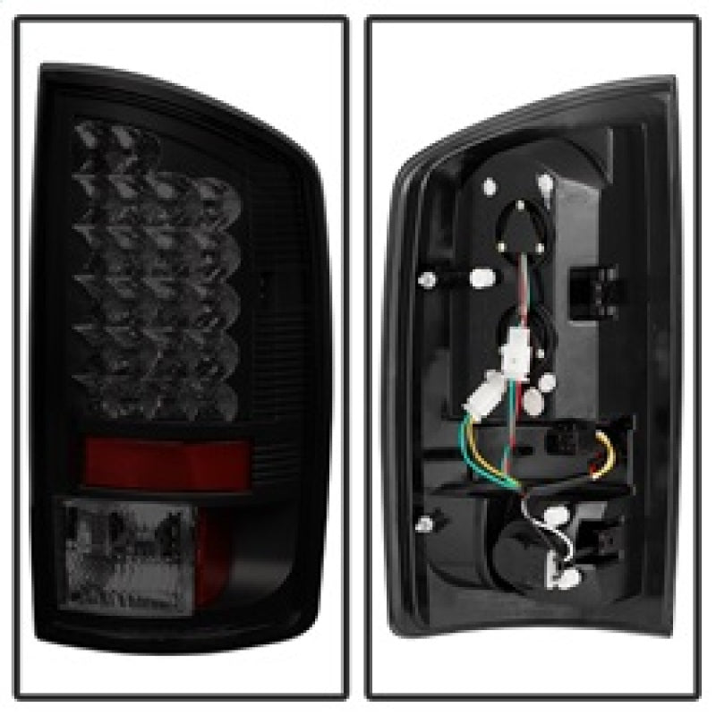 SPYDER 5078094 Spyder Dodge RAM 02-06 1500/RAM 2500/3500 03-06 LED Tail Light Black Smoke ALT-YD-DRAM02-LED-BSM