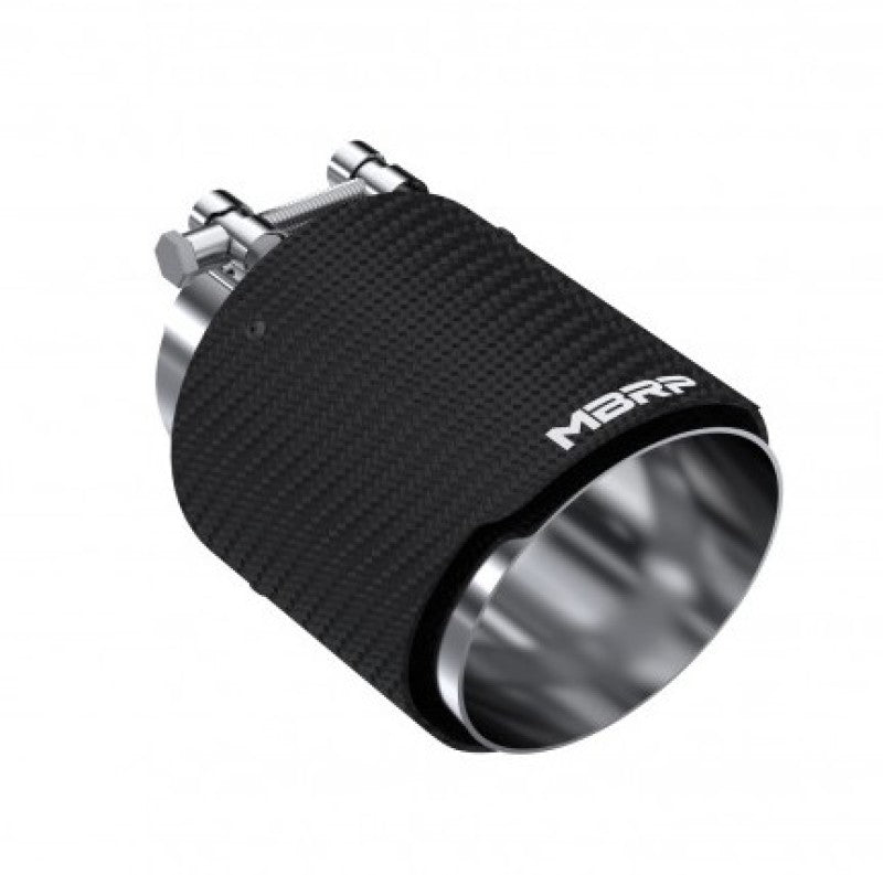 MBRP T5180CF Universal Carbon Fiber Dual Wall Tip 4.5in OD/3in Inlet/6.13in L