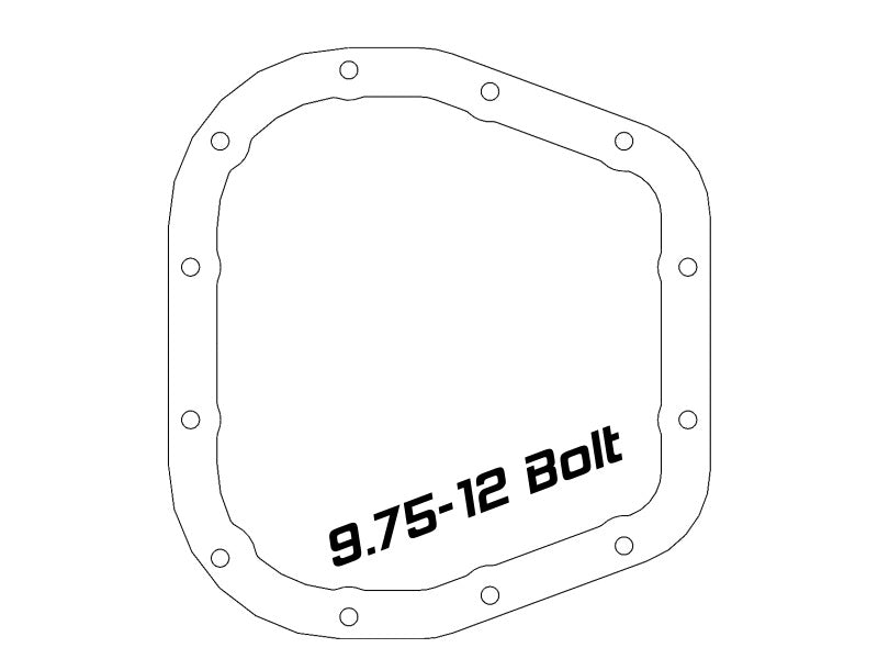aFe 46-71320B 97-23 Ford F-150 Pro Series Rear Differential Cover Black w/ Machined Fins