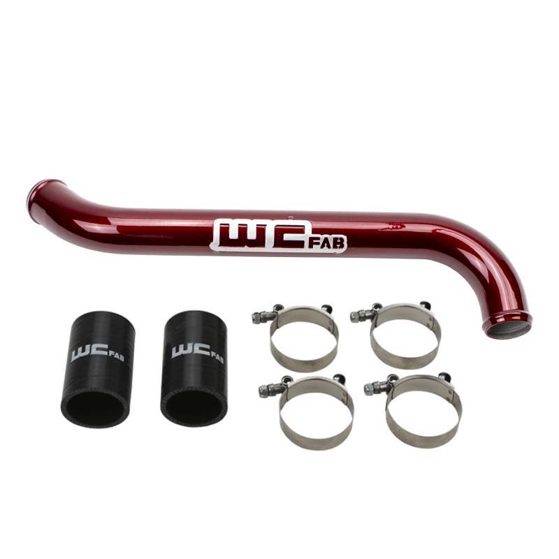 Wehrli WCF100696-GRY 11-16 Chevrolet 6.6L LML Duramax Upper Coolant Pipe - WCFab Grey