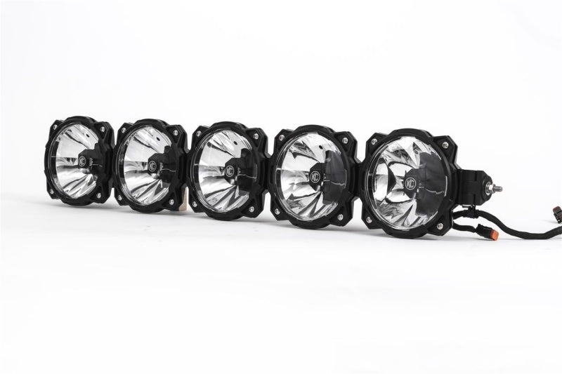 KC HiLiTES 91309 Polaris RZR 32in. Pro6 Gravity LED 5-Light 100w Combo Beam Overhead Light Bar System