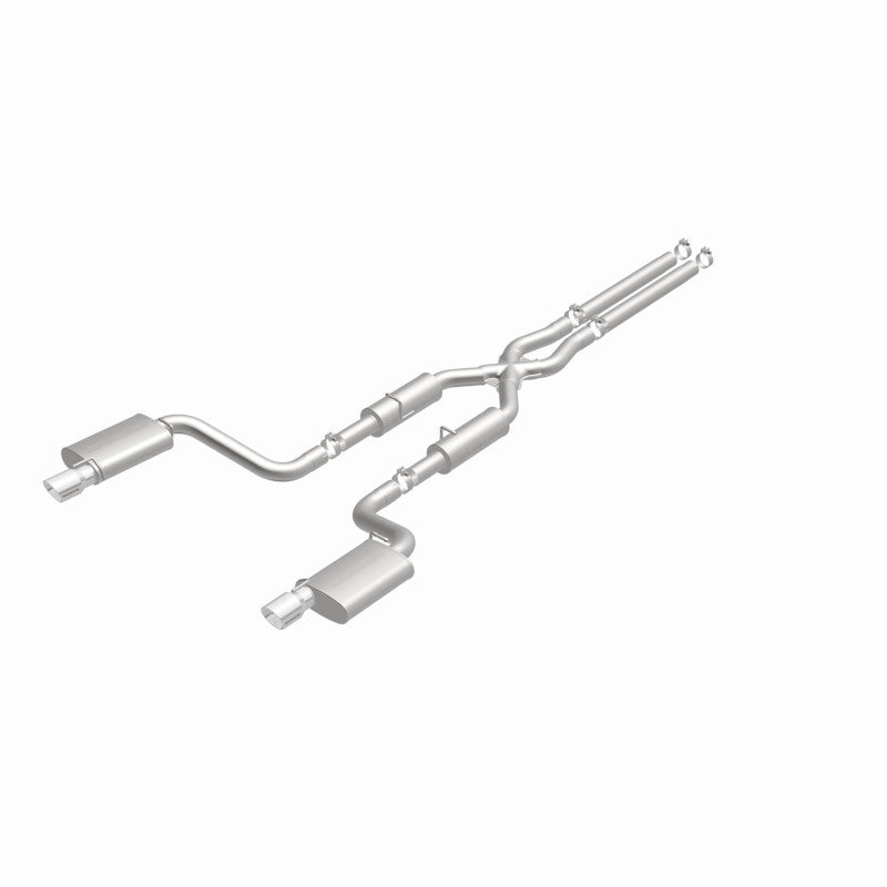Magnaflow 15494 MagnaFlow 11-12 Dodge Charger SRT-8 Hemi Dual Split Rear Exit Stainless Cat-Back Performance Exhaust