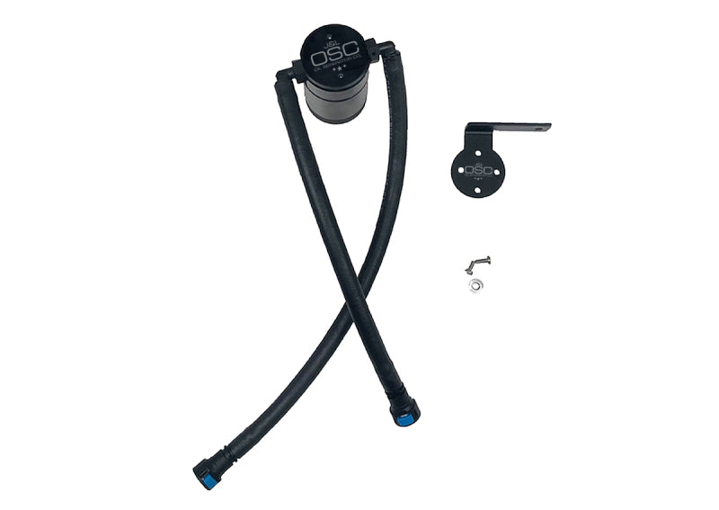J&L 3086D-B 19-25 Chevrolet Silverado/GMC Sierra 1500 5.3L V8 Driver Side Oil Separator 3.0 - Black Anodized