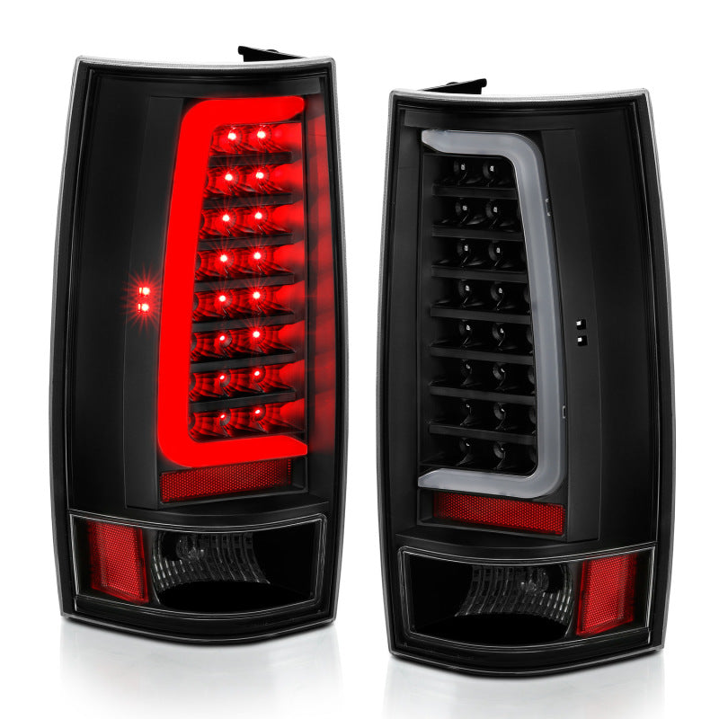 ANZO 311321 2007-2014 Chevy Tahoe LED Taillight Plank Style Black w/Clear Lens