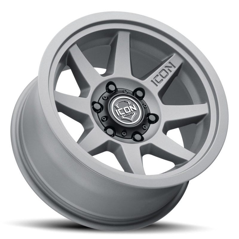ICON 1917858347CH Rebound 17x8.5 6x5.5 0mm Offset 4.75in BS 106.1mm Bore Charcoal Wheel