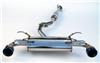 Invidia HS12SSTG3T Subaru BRZ / Scion FRS Q300 w/ Rolled Titanium Tips Cat- Back Exhaust (Blue Edge)