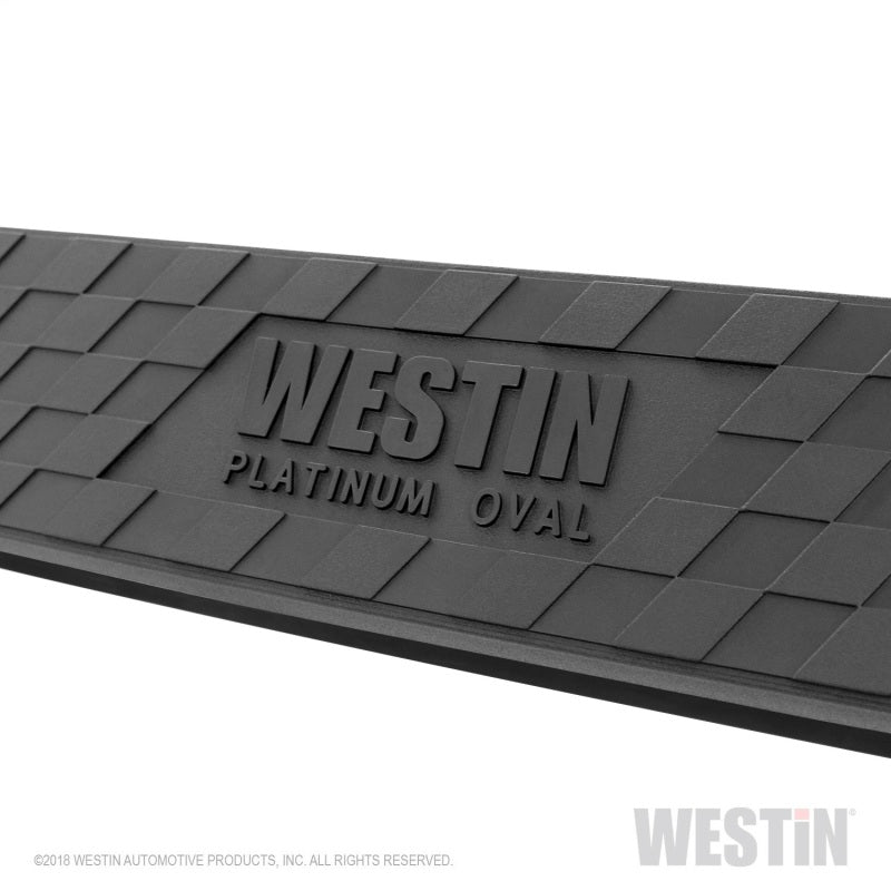 Westin 21-4135 2019 Chevrolet Silverado/Sierra 1500 Crew Cab Platinum 4 Oval Nerf Step Bars - Black