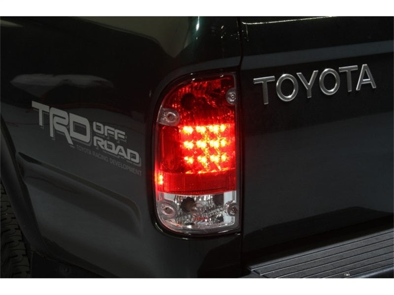 SPYDER 5008022 Spyder Toyota Tacoma 95-00 LED Tail Lights Red Clear ALT-YD-TT95-LED-RC